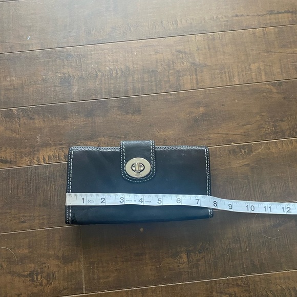 Coach Black leather Hampton Turnlock wallet - Picture 3 of 11